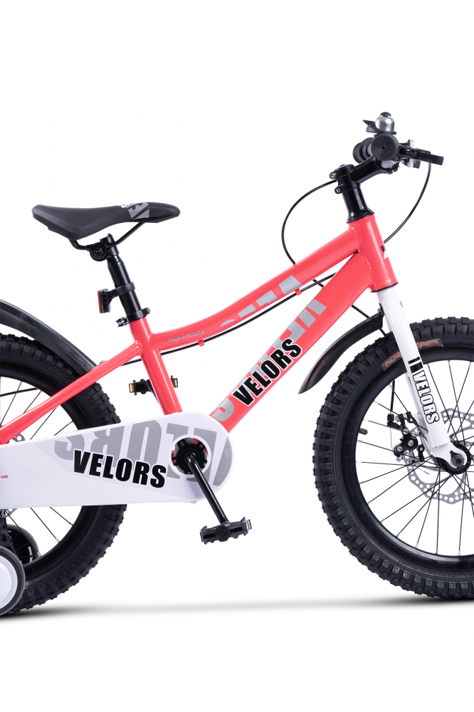 Bicicleta pentru copii Velors V18345A Roz, roti 18 inch, 5-7 ani, greutate suportata 80 kg, inaltime utilizator 110-125 cm - 3