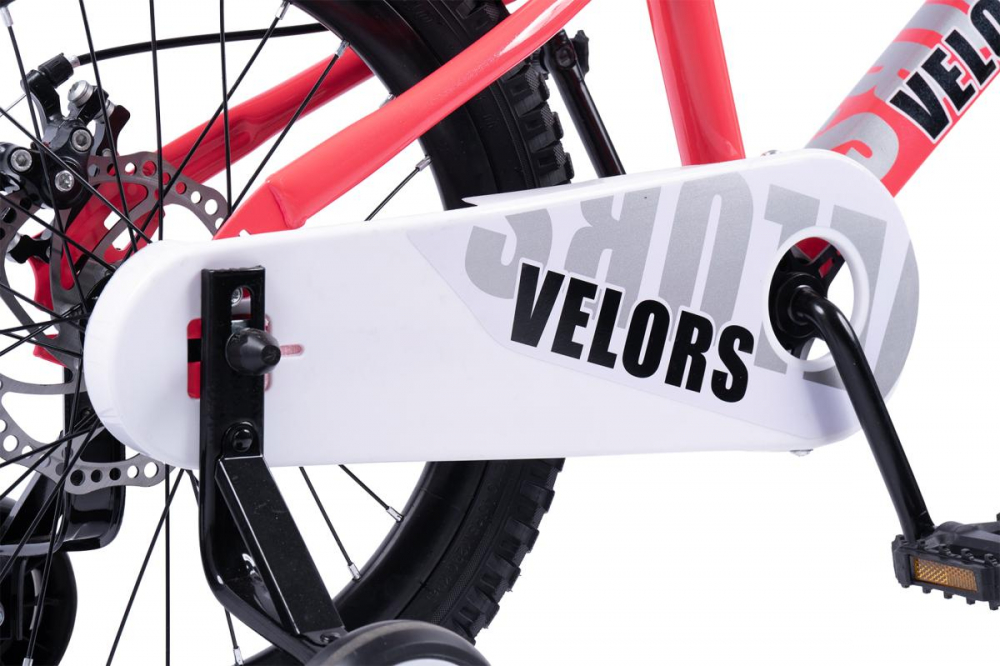 Bicicleta pentru copii Velors V18345A Roz, roti 18 inch, 5-7 ani, greutate suportata 80 kg, inaltime utilizator 110-125 cm - 4