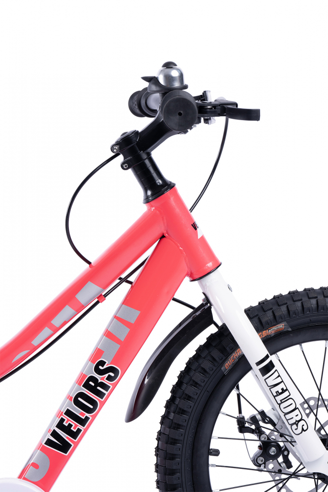 Bicicleta pentru copii Velors V18345A Roz, roti 18 inch, 5-7 ani, greutate suportata 80 kg, inaltime utilizator 110-125 cm - 5
