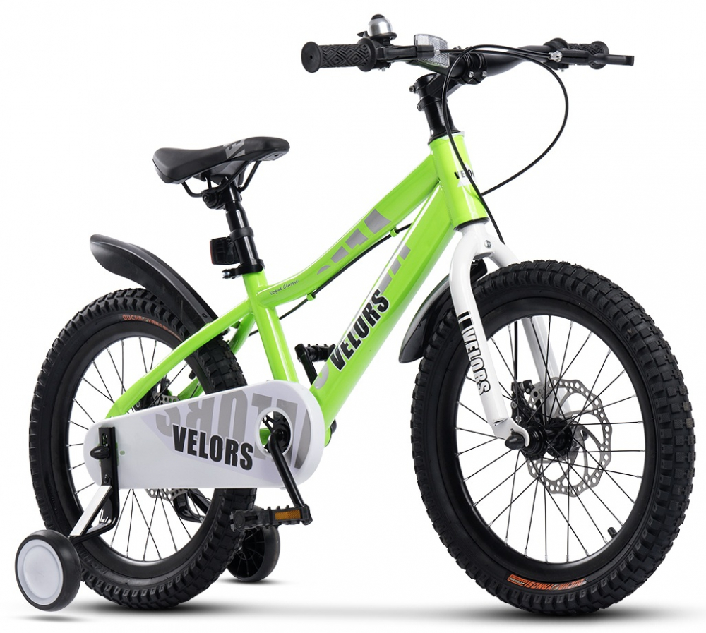 Bicicleta pentru copii Velors V18345A Verde, roti 18 inch, 5-7 ani, greutate suportata 80 kg, inaltime utilizator 110-125 cm - 8