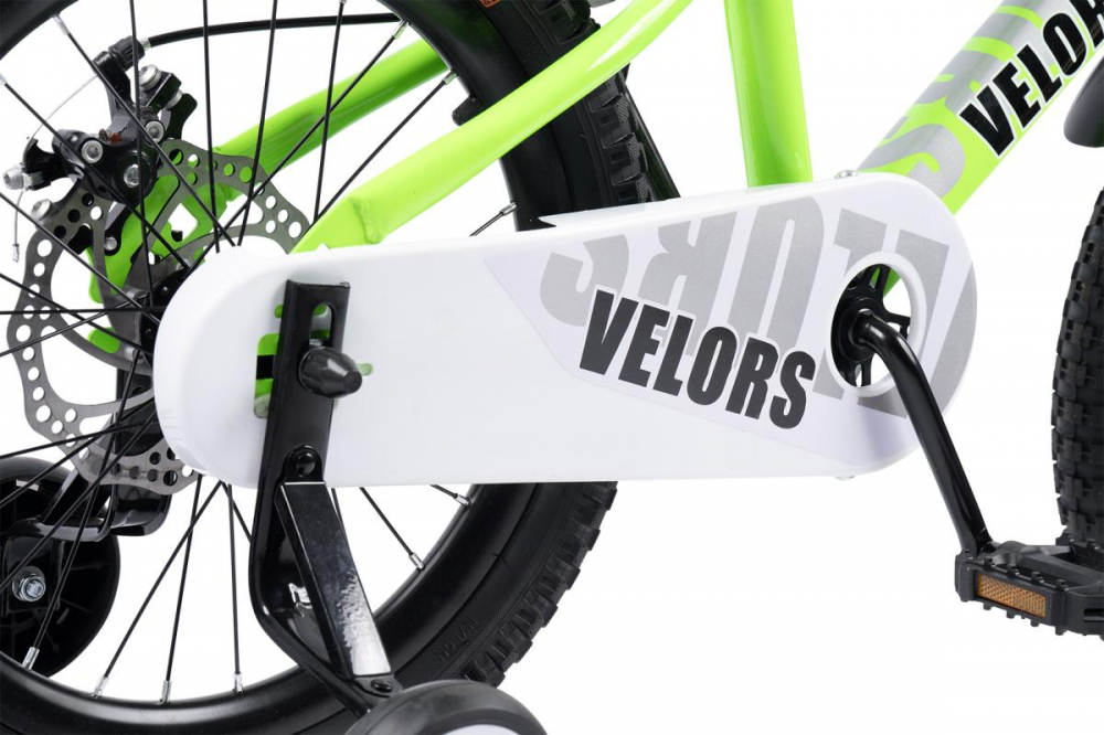 Bicicleta pentru copii Velors V18345A Verde, roti 18 inch, 5-7 ani, greutate suportata 80 kg, inaltime utilizator 110-125 cm - 4