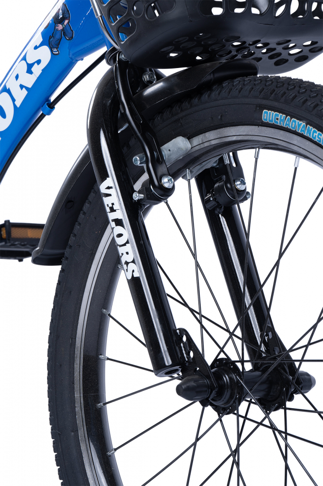 Bicicleta pentru copii Velors V2001A Albastru, roti 20 inch, varsta 7-10 ani, inaltime utilizator 120-135 cm, greutate suportata 80 kg - 1