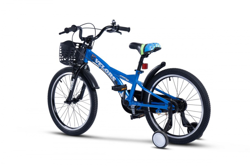 Bicicleta pentru copii Velors V2001A Albastru, roti 20 inch, varsta 7-10 ani, inaltime utilizator 120-135 cm, greutate suportata 80 kg - 4