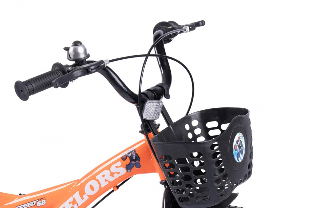 Bicicleta pentru copii Velors V2001A Portocaliu, roti 20 inch, varsta 7-10 ani, inaltime utilizator 120-135 cm, greutate suportata 80 kg - 1