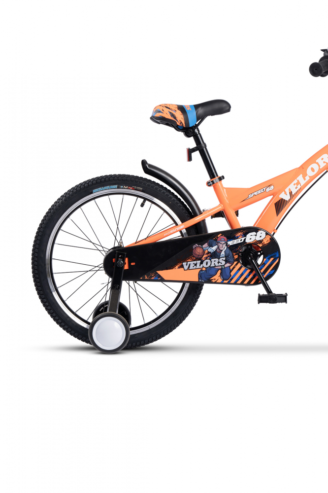 Bicicleta pentru copii Velors V2001A Portocaliu, roti 20 inch, varsta 7-10 ani, inaltime utilizator 120-135 cm, greutate suportata 80 kg - 3