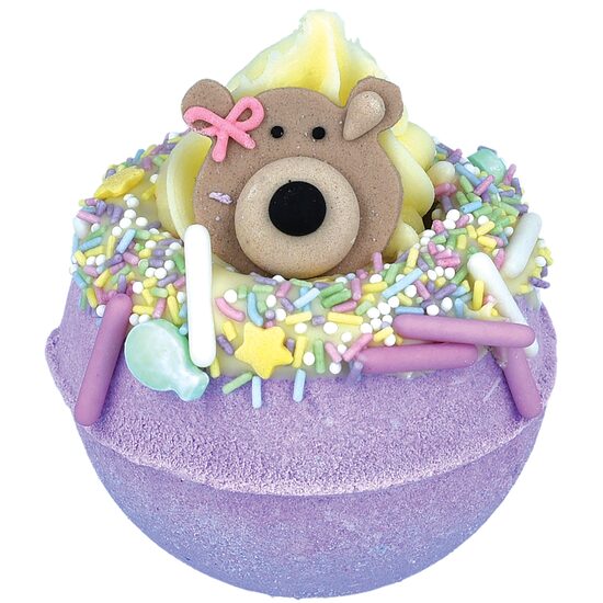 Bomba de baie handmade cu figurina Teddy Bears Picnic Bath Blaster 185g Bomb Cosmetics