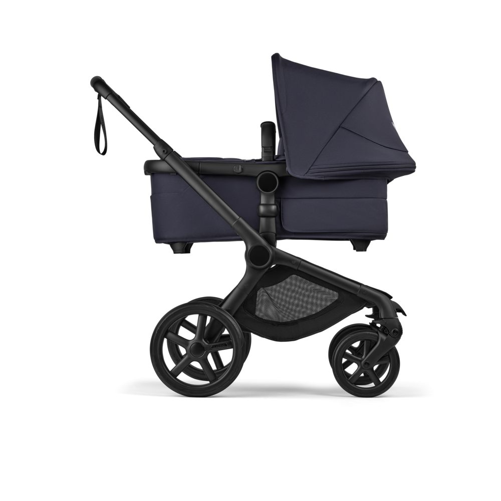 Carucior 2 in 1 Bugaboo Fox 5 Renew Black Deep Indigo cu maner reglabil, reversibil, suspensii, cadru din aluminiu - 3