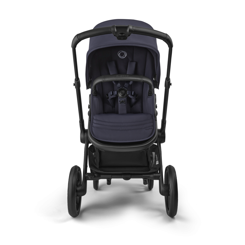 Carucior 2 in 1 Bugaboo Fox 5 Renew Black Deep Indigo cu maner reglabil, reversibil, suspensii, cadru din aluminiu - 5