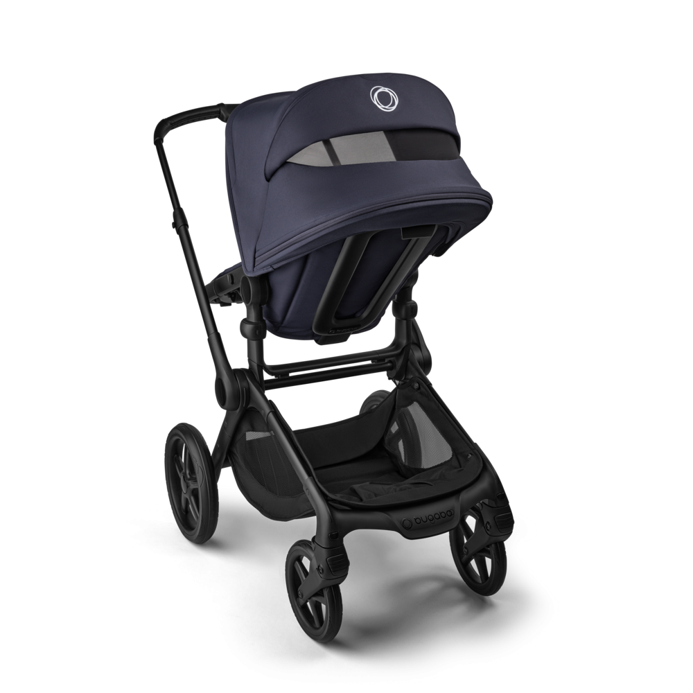 Carucior 2 in 1 Bugaboo Fox 5 Renew Black Deep Indigo cu maner reglabil, reversibil, suspensii, cadru din aluminiu - 7