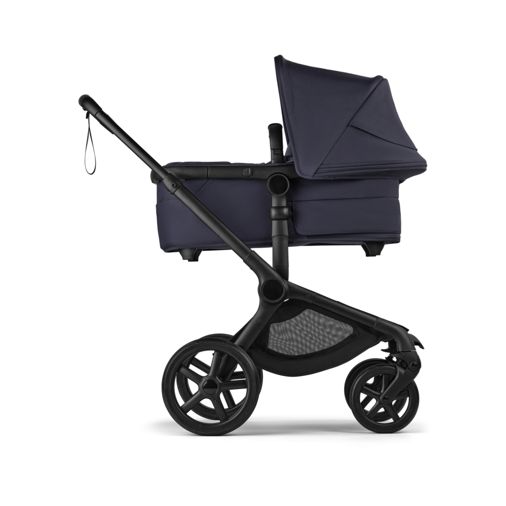 Carucior 2 in 1 Bugaboo Fox 5 Renew Black Deep Indigo cu maner reglabil, reversibil, suspensii, cadru din aluminiu - 8