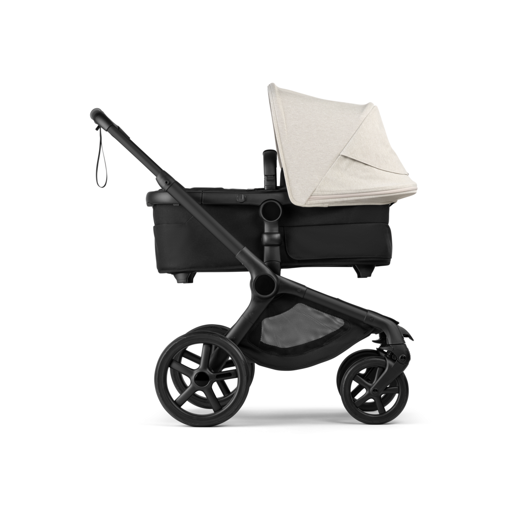 Carucior 2 in 1 Bugaboo Fox 5 Renew Black Heritage Black Misty White cu maner reglabil, reversibil, suspensii, cadru din aluminiu - 2