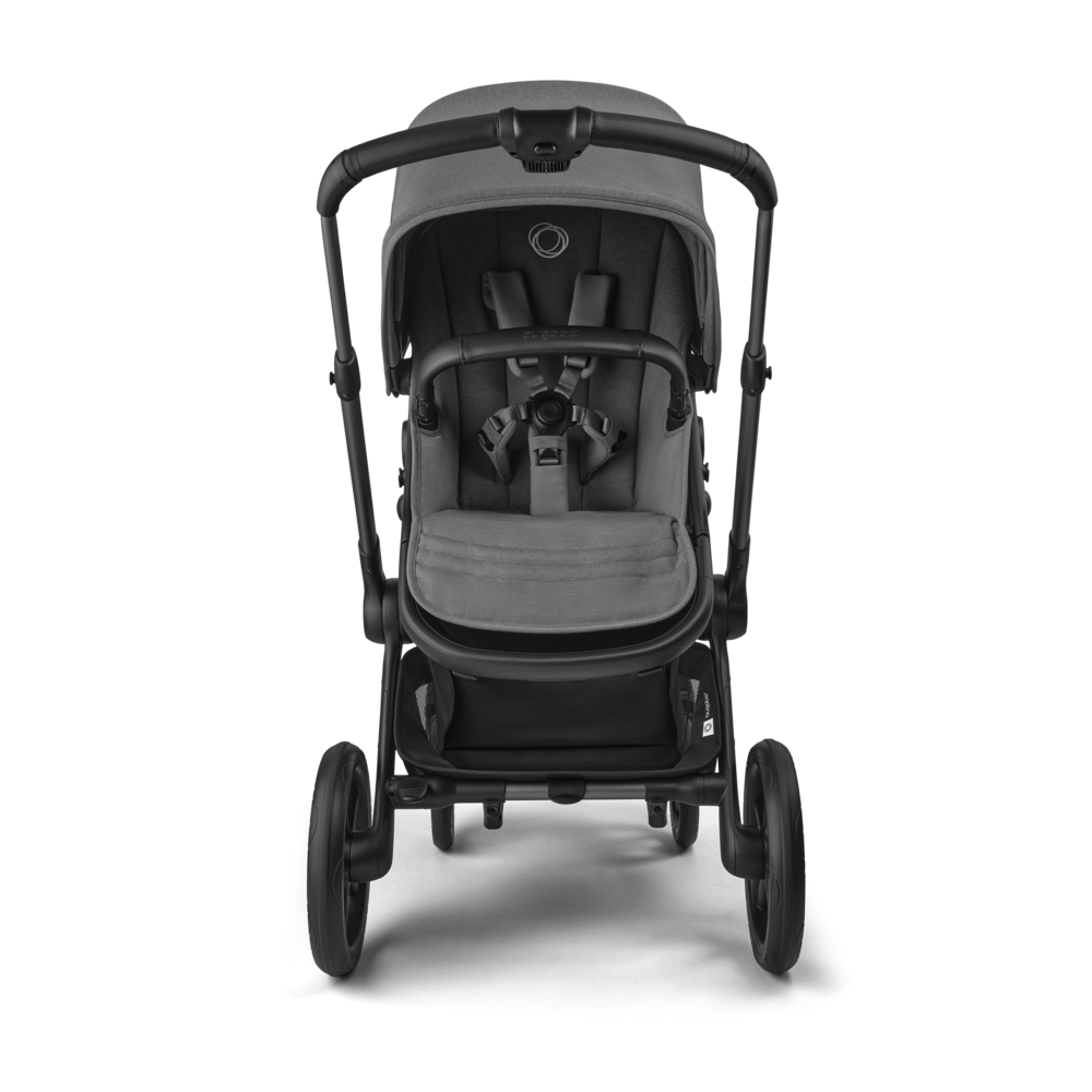 Carucior 2 in 1 Bugaboo Fox 5 Renew Graphite Moon Grey cu maner reglabil, reversibil, suspensii, cadru din aluminiu - 6
