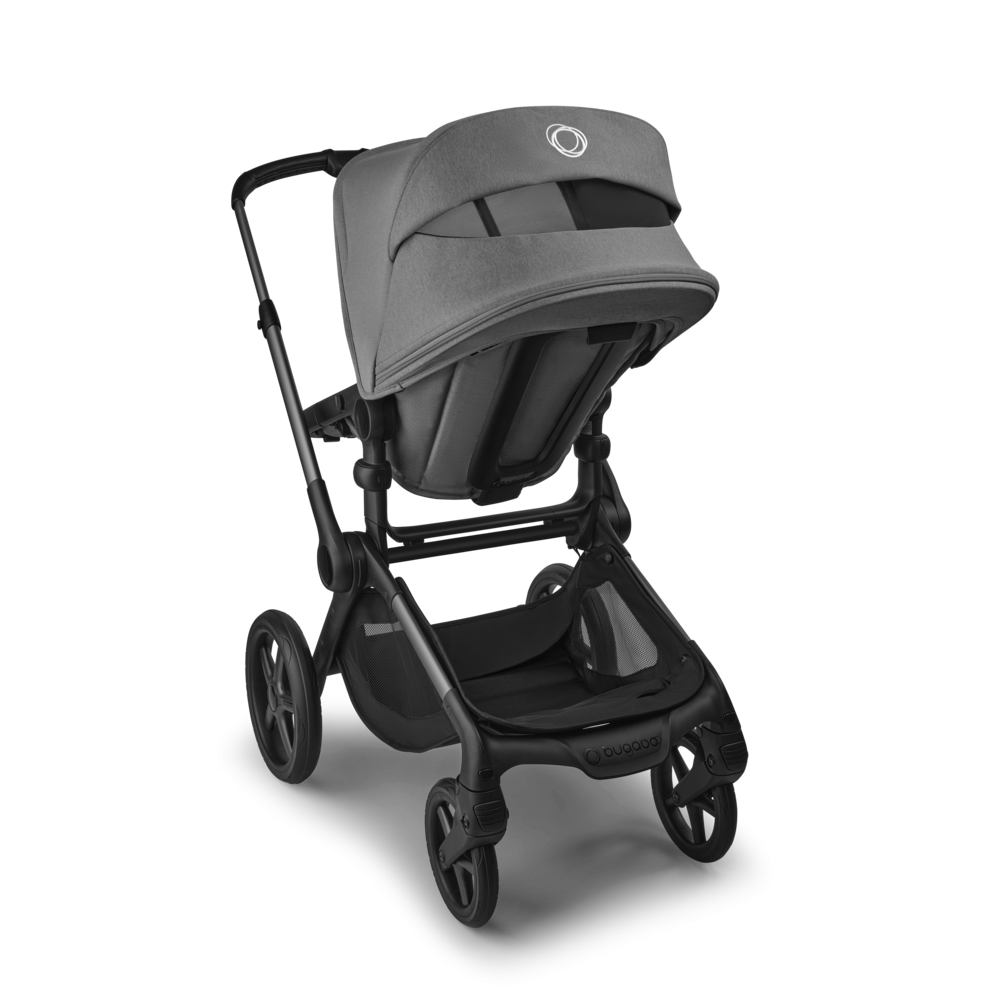 Carucior 2 in 1 Bugaboo Fox 5 Renew Graphite Moon Grey cu maner reglabil, reversibil, suspensii, cadru din aluminiu - 7