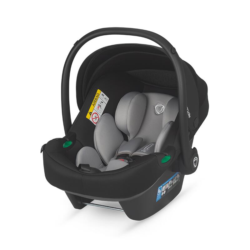 Carucior modular 2 in 1 Coccolle Serry Jet Black + Scoica auto iSize Coccolle Knox Greystone, Suport de picioare reglabil, Suspensie, Huse pentru picioare, Geanta, Adaptoare, Bara de protectie si maner din piele ecologica - 6