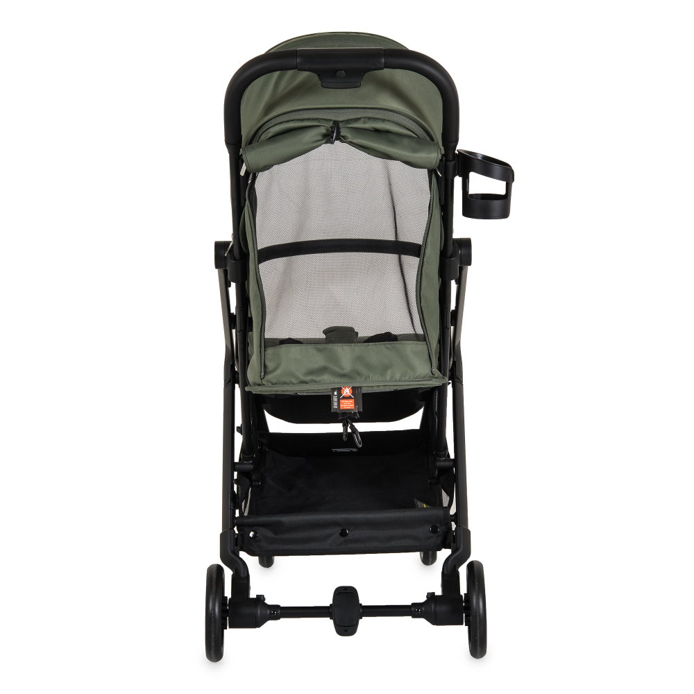 Carucior sport Cangaroo Airwalk Deep Green compatibil cabina avion,Pliere automata ultracompacta,Copertina XXL protectie UVUPF 50+ si ventilatie,Suspensii,Spatar reglabil cu pozitie de somn,Centura de siguranta,Suport pahar - 3