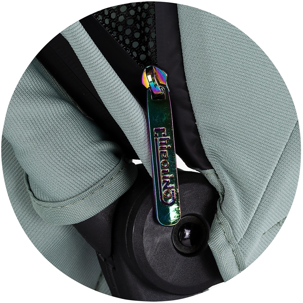 Carucior sport Chipolino Revolut Basil cu sezut rotativ, varsta 0+, greutate admisa 22 kg, spatar reglabil, bara de siguranta detasabila si roti cu suspensii - 6