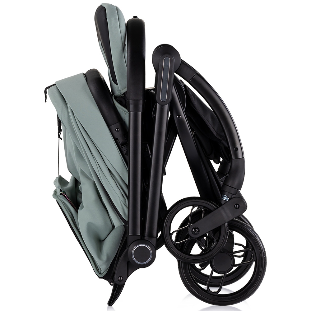 Carucior sport Chipolino Revolut Basil cu sezut rotativ, varsta 0+, greutate admisa 22 kg, spatar reglabil, bara de siguranta detasabila si roti cu suspensii - 10