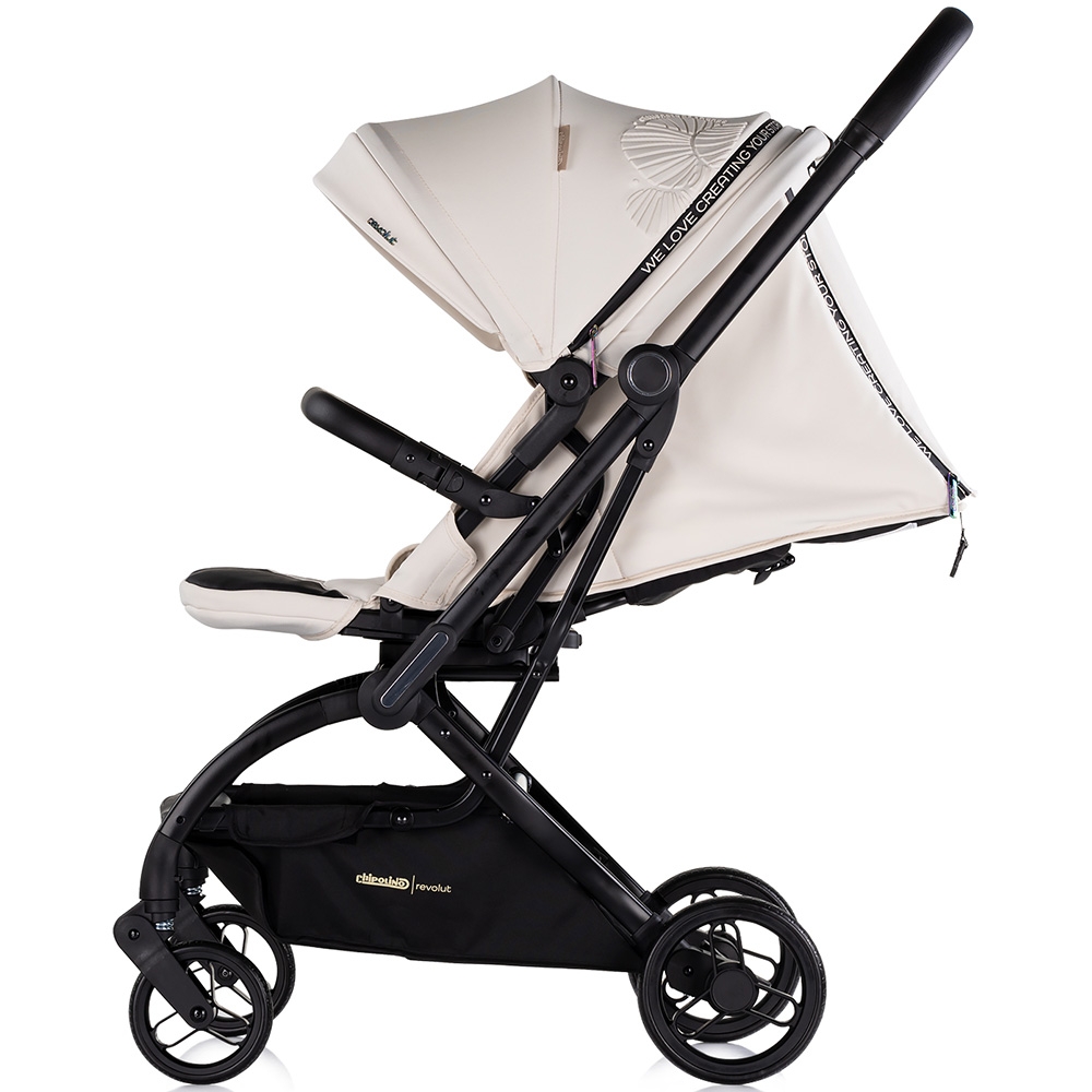 Carucior sport Chipolino Revolut Biscotta cu sezut rotativ, varsta 0+, greutate admisa 22 kg, spatar reglabil, bara de siguranta detasabila si roti cu suspensii - 1