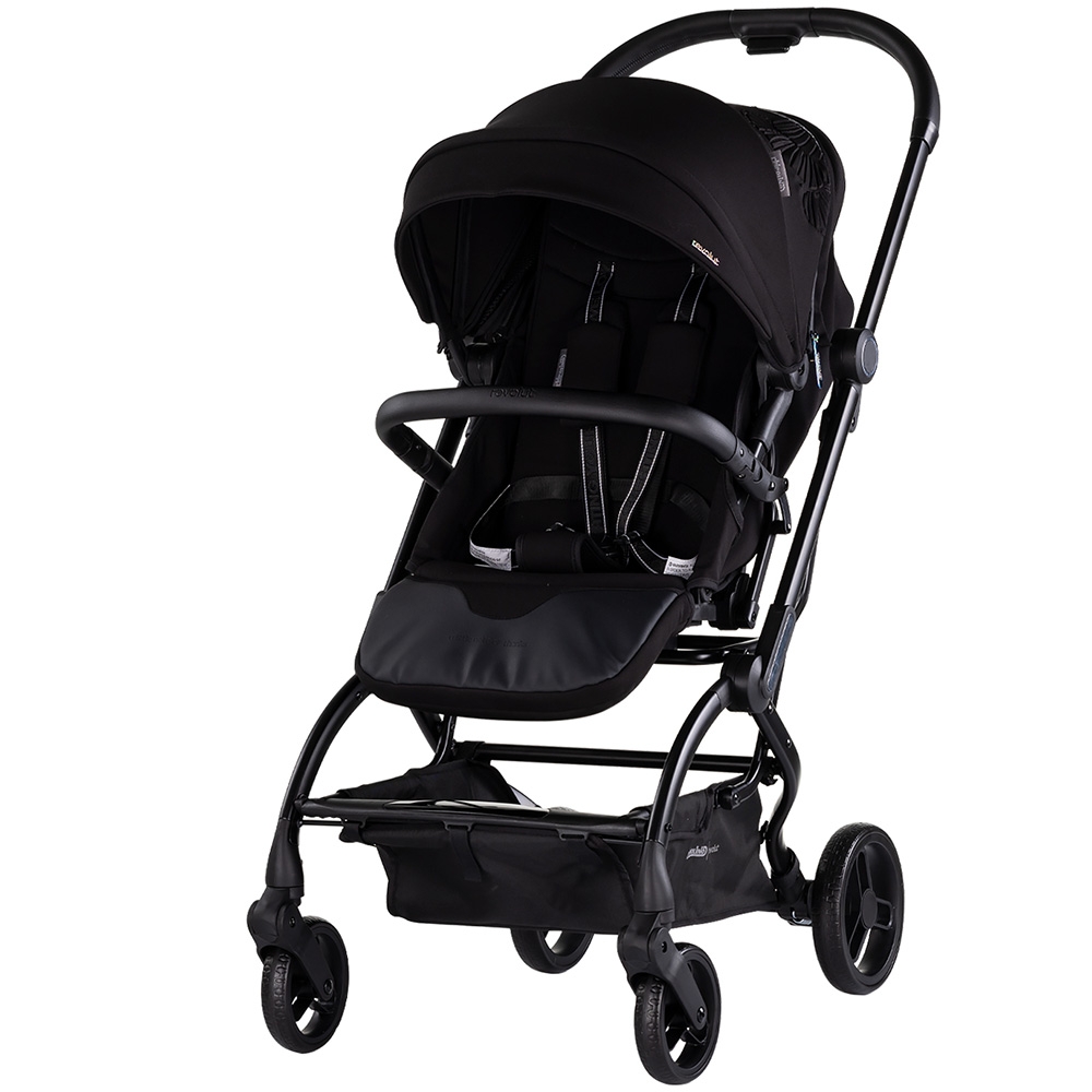 Carucior sport Chipolino Revolut Blackberry cu sezut rotativ, varsta 0+, greutate admisa 22 kg, spatar reglabil, bara de siguranta detasabila si roti cu suspensii - 5