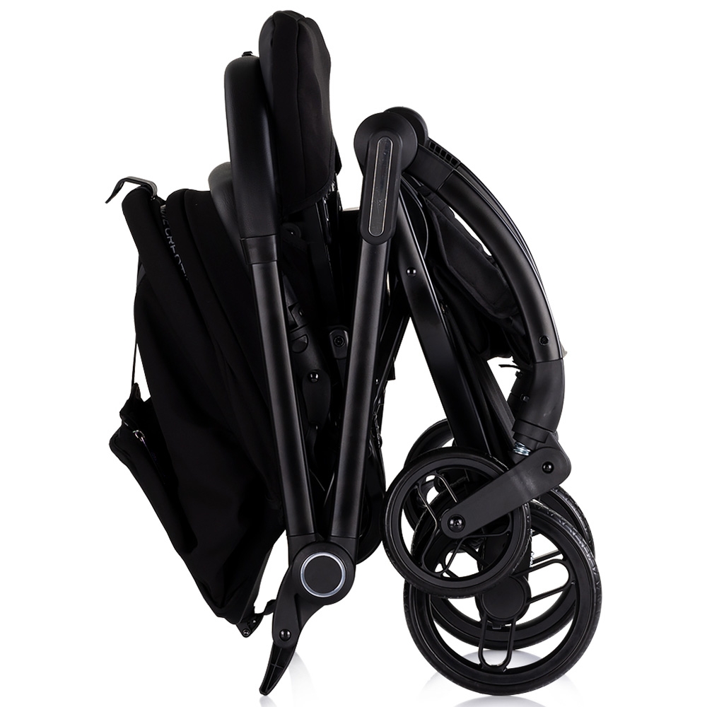 Carucior sport Chipolino Revolut Blackberry cu sezut rotativ, varsta 0+, greutate admisa 22 kg, spatar reglabil, bara de siguranta detasabila si roti cu suspensii - 4