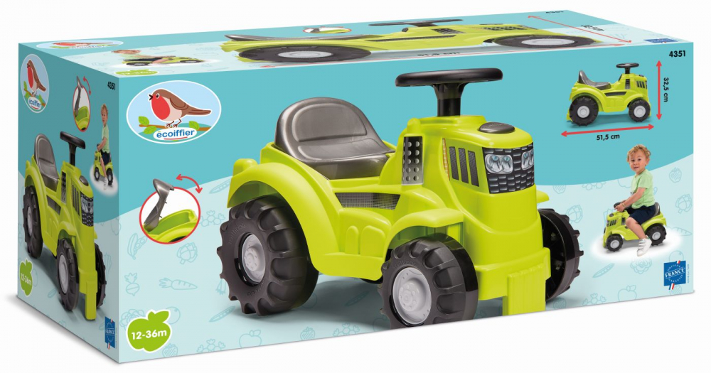 Tractoras ride on Ecoiffier 51.5 cm