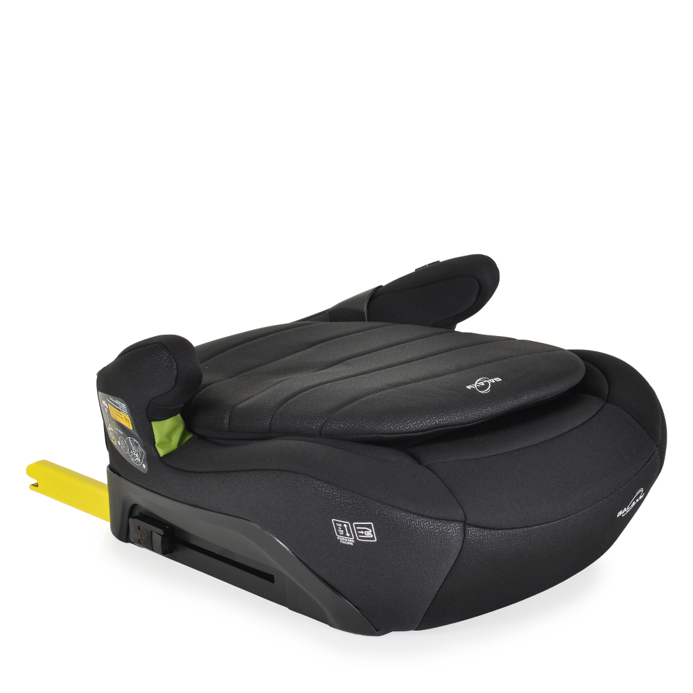 Inaltator auto Cangaroo Cosmos Black 125-150 cm cu spatar rabatabil,Fixare cu ISOFIX,Certificare I-Size R-129,Husa detasabila,Cotiere - 3