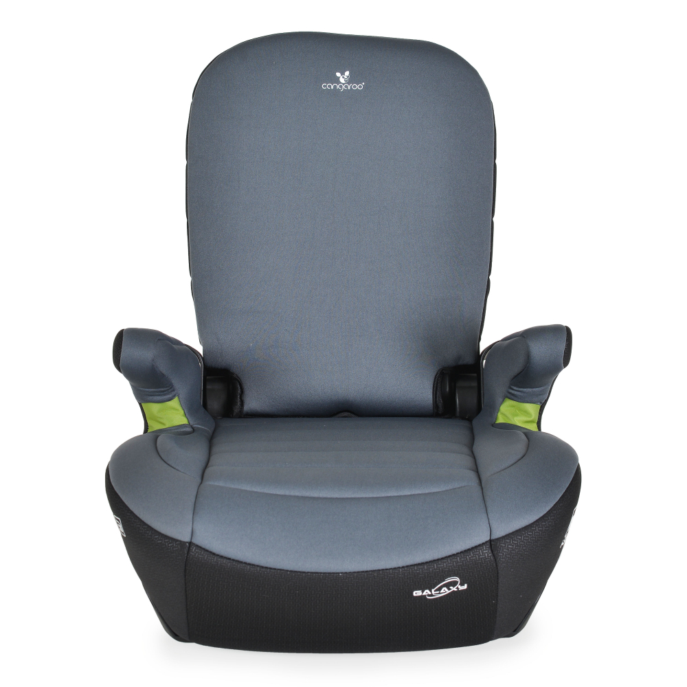 Inaltator auto Cangaroo Space Gray 125-150 cm cu spatar rabatabil,Fixare cu ISOFIX,Certificare I-Size R-129,Husa detasabila,Cotiere - 2