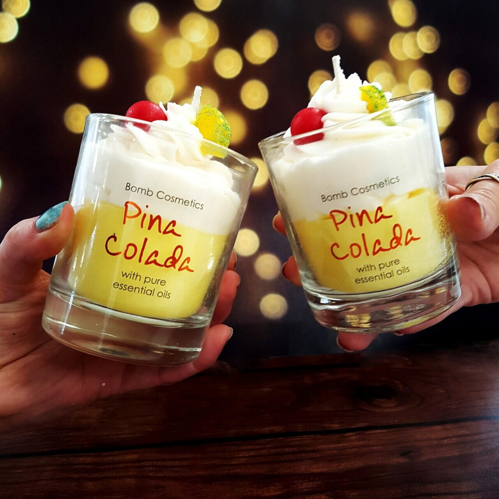 Lumanare parfumata 160g Pina Colada Piped Candle Bomb Cosmetics - 6
