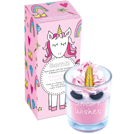 Lumanare parfumata 160g Unicorn Wishes Piped Candle Bomb Cosmetics