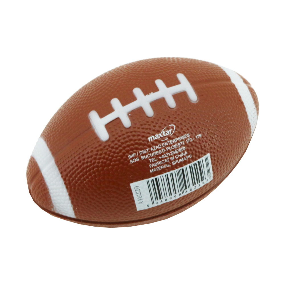 Minge de rugby Maxtar din spuma, dimensiune 12.7 cm