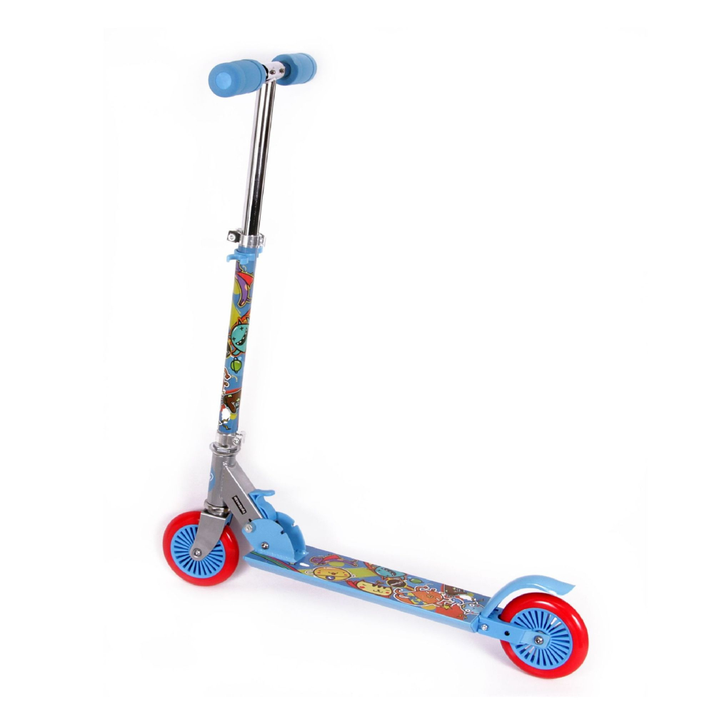 Trotineta pentru copii Maxtar Rachet 74.5 cm, pliabila, roti din PU, greutate admisa 50 kg - 2