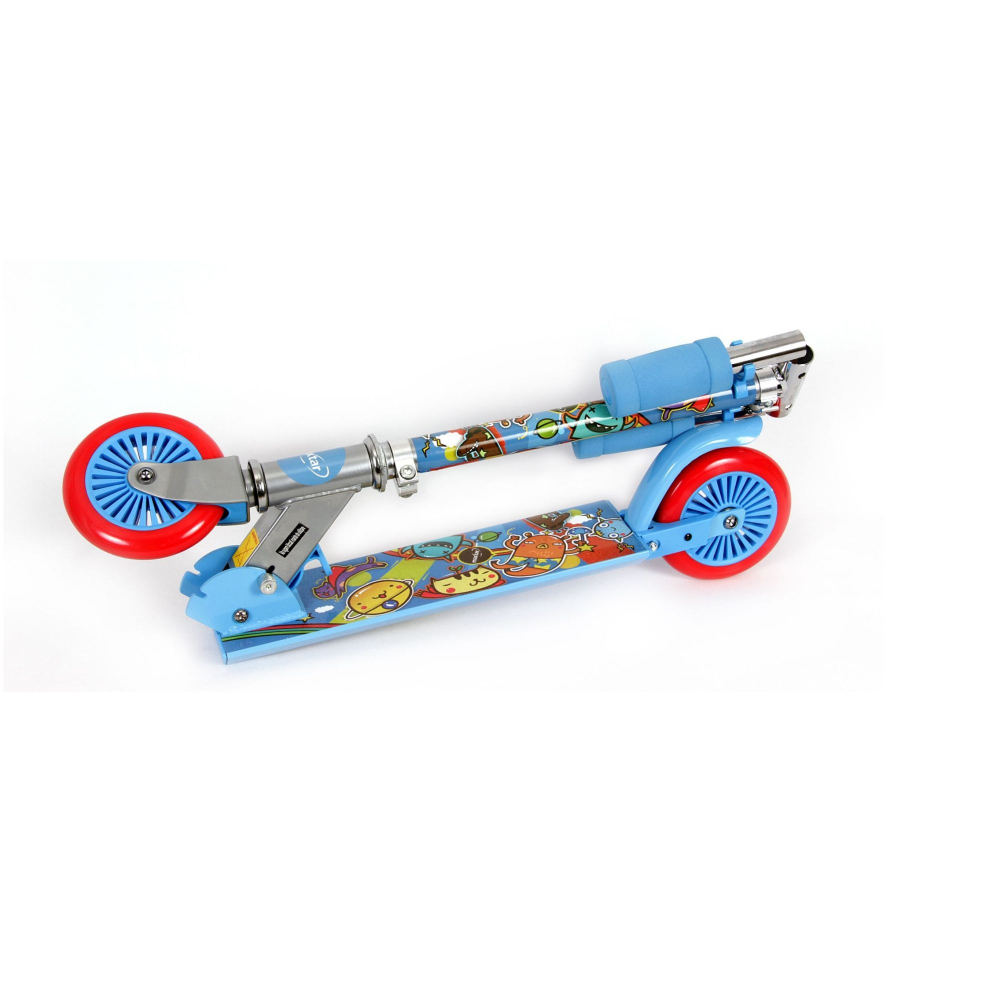 Trotineta pentru copii Maxtar Rachet 74.5 cm, pliabila, roti din PU, greutate admisa 50 kg