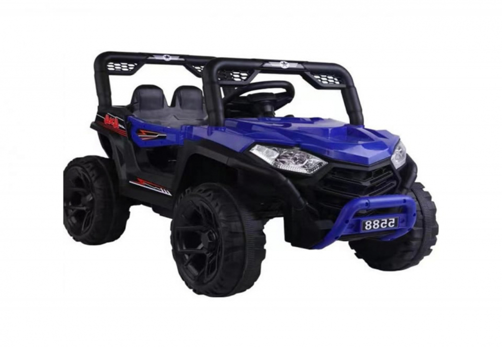 Masinuta electrica pentru copii Novokids Buggy Mini UTV cu faruri luminoase, telecomanda, 3-6 ani , max 30 kg, 3 viteze, model Offroad Albastru - 2