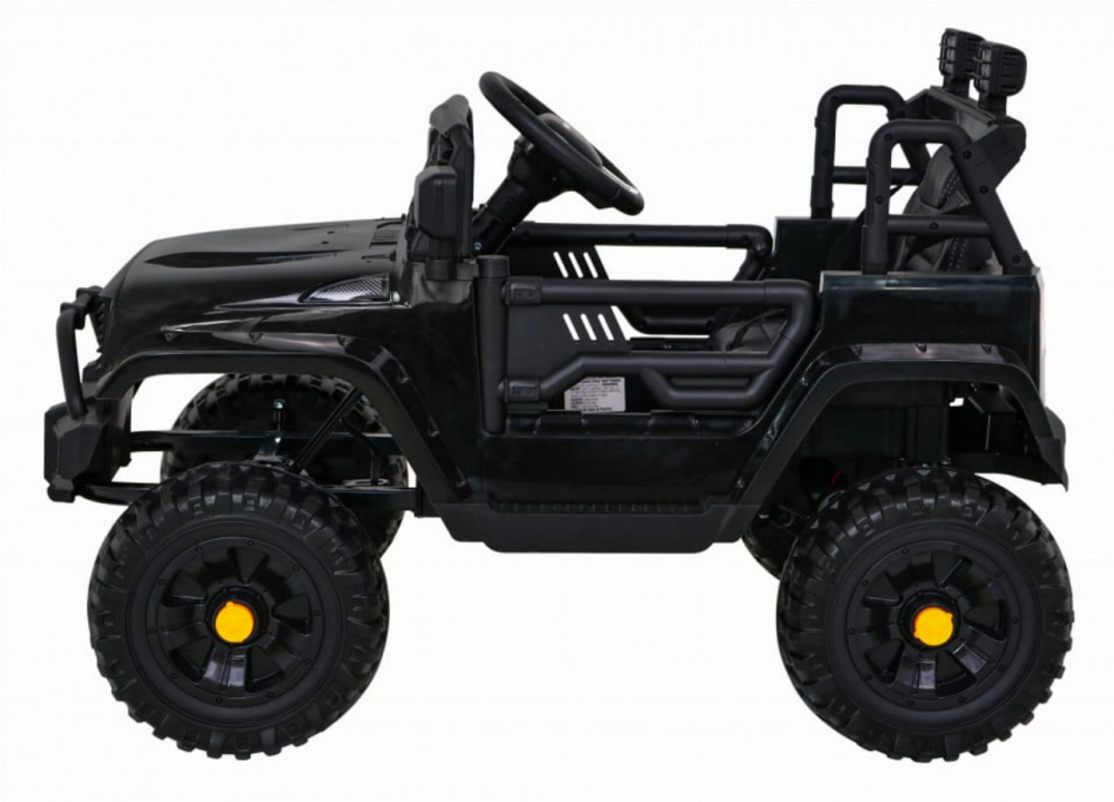 Masinuta electrica pentru copii Novokids Dark Knight Jeep PRO Negru, Max 30 kg, melodii si lumini, 12V, 2 viteze - 2
