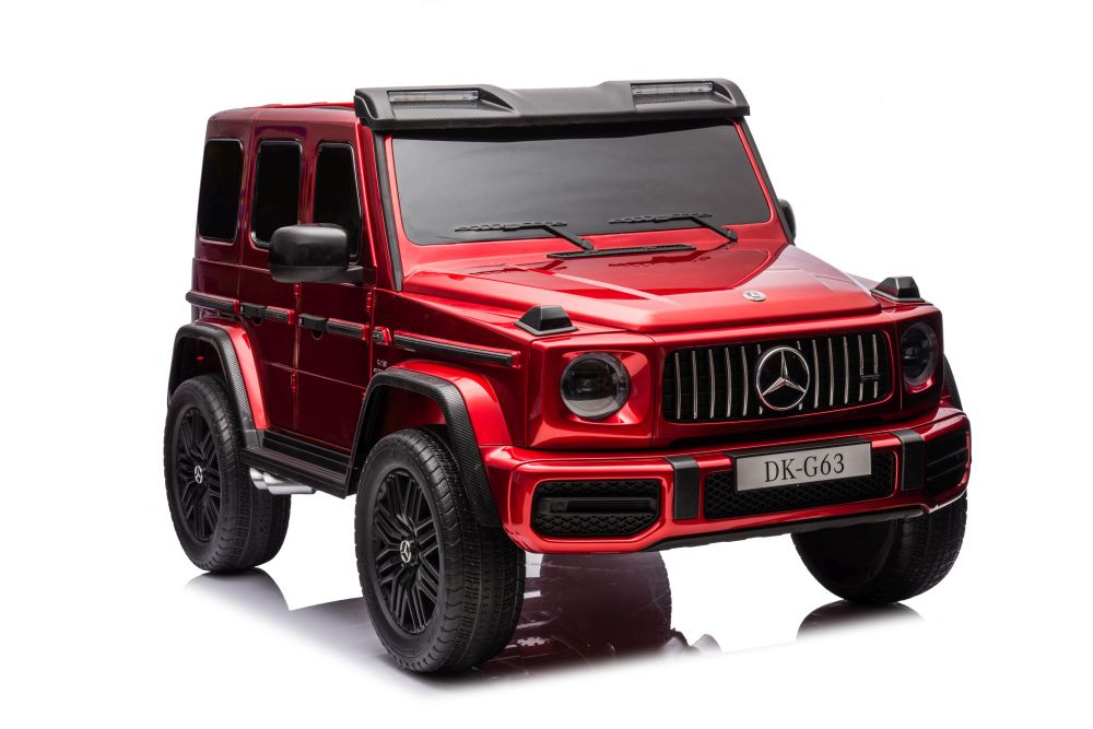Masinuta electrica pentru copii Mercedes Benz G63 XXL, tractiune 4x4, cu telecomanda 2.4G, 4 motoare de 200W fiecare, baterie de 2x24V7Ah, faruri luminoase, cu USB, Bluetooth si afisaj LCD, MP4, dimensiune 158 x 93 x 81 cm