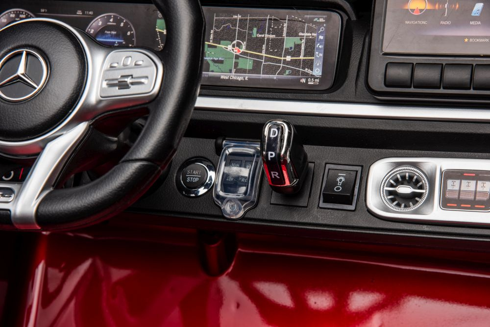 Masinuta electrica pentru copii Mercedes Benz G63 XXL, tractiune 4x4, cu telecomanda 2.4G, 4 motoare de 200W fiecare, baterie de 2x24V7Ah, faruri luminoase, cu USB, Bluetooth si afisaj LCD, MP4, dimensiune 158 x 93 x 81 cm - 4