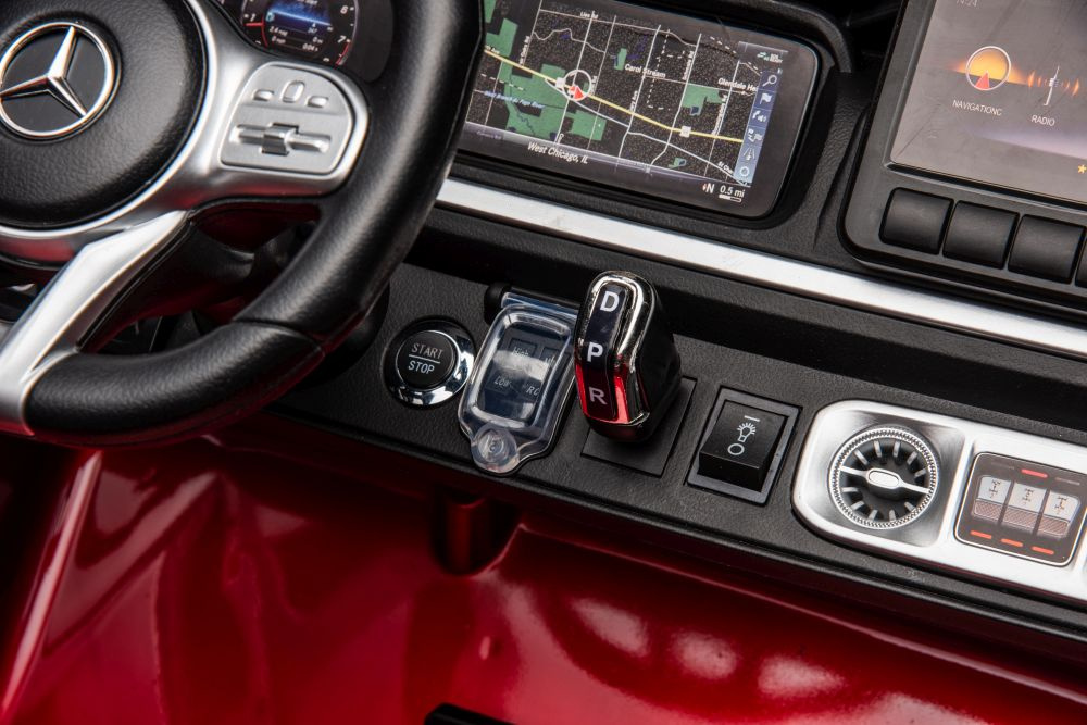 Masinuta electrica pentru copii Mercedes Benz G63 XXL, tractiune 4x4, cu telecomanda 2.4G, 4 motoare de 200W fiecare, baterie de 2x24V7Ah, faruri luminoase, cu USB, Bluetooth si afisaj LCD, MP4, dimensiune 158 x 93 x 81 cm - 5