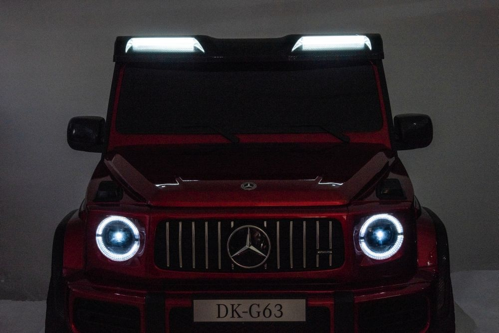 Masinuta electrica pentru copii Mercedes Benz G63 XXL, tractiune 4x4, cu telecomanda 2.4G, 4 motoare de 200W fiecare, baterie de 2x24V7Ah, faruri luminoase, cu USB, Bluetooth si afisaj LCD, MP4, dimensiune 158 x 93 x 81 cm - 6