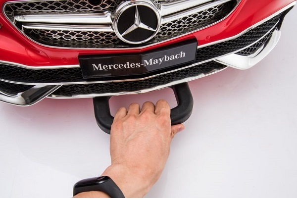 Masinuta electrica pentru copii Mercedes Maybach S650 Black 12V4.5Ah,echipare premium si licenta,2 motoare,roti EVA,scaun piele,usi cu deschidere,pornire la cheie,unitate audio cu muzica,lumini LED,sistem troller,suspensii - 1