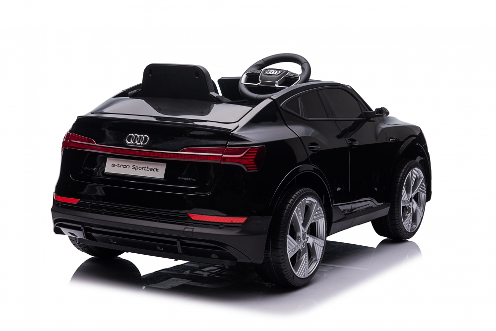 Masinuta electrica pentru copii Audi E-Tron SportBack Black cu licenta,Roti Eva,Scaun piele,Acumulator 12V,Suspensii,Sistem troller,Usi cu deschidere,Slow Start,Lumini LED,MP3USB,Oglinzi retrovizoare,Sarcina maxima 30 kg - 3