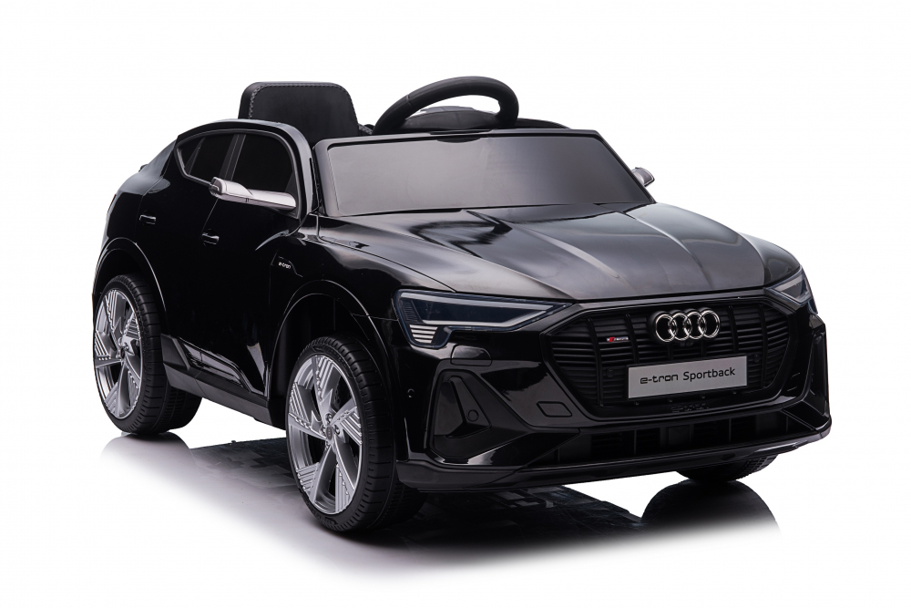 Masinuta electrica pentru copii Audi E-Tron SportBack Black cu licenta,Roti Eva,Scaun piele,Acumulator 12V,Suspensii,Sistem troller,Usi cu deschidere,Slow Start,Lumini LED,MP3USB,Oglinzi retrovizoare,Sarcina maxima 30 kg - 4