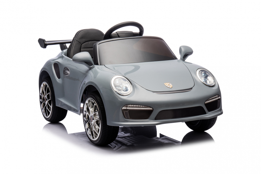 Masinuta electrica pentru copii Porsche RUF CTR3 Police Blue 70w cu licenta,Echipare premium,Roti EVA,Scaun din piele,Oglinzi retrovizoare,Lumini LED,Muzica,BluetoothUSB,Suspensii,Cod QR video asamblare,Afisaj baterie,Eleron - 2