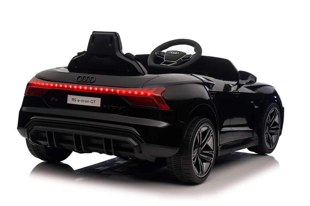 Masinuta electrica pentru copii cu licenta Audi RS E-Tron GT Black,Telecomanda,Roti EVA,Acumulator 12V 4,5Ah,Incarcator inclus,Centura de siguranta,Lumini LED,Slow Start,Indicator baterie,Usi cu deschidere,Sistem troller - 2