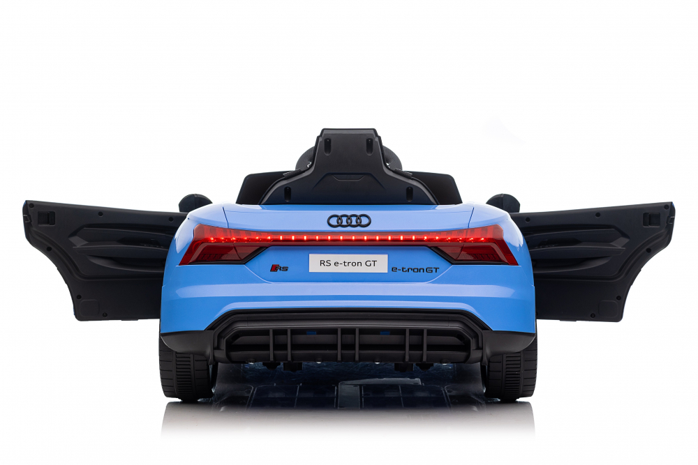 Masinuta electrica pentru copii cu licenta Audi RS E-Tron GT Blue,Telecomanda,Roti EVA,Acumulator 12V 4,5Ah,Incarcator inclus,Centura de siguranta,Lumini LED,Slow Start,Indicator baterie,Usi cu deschidere,Sistem troller - 2