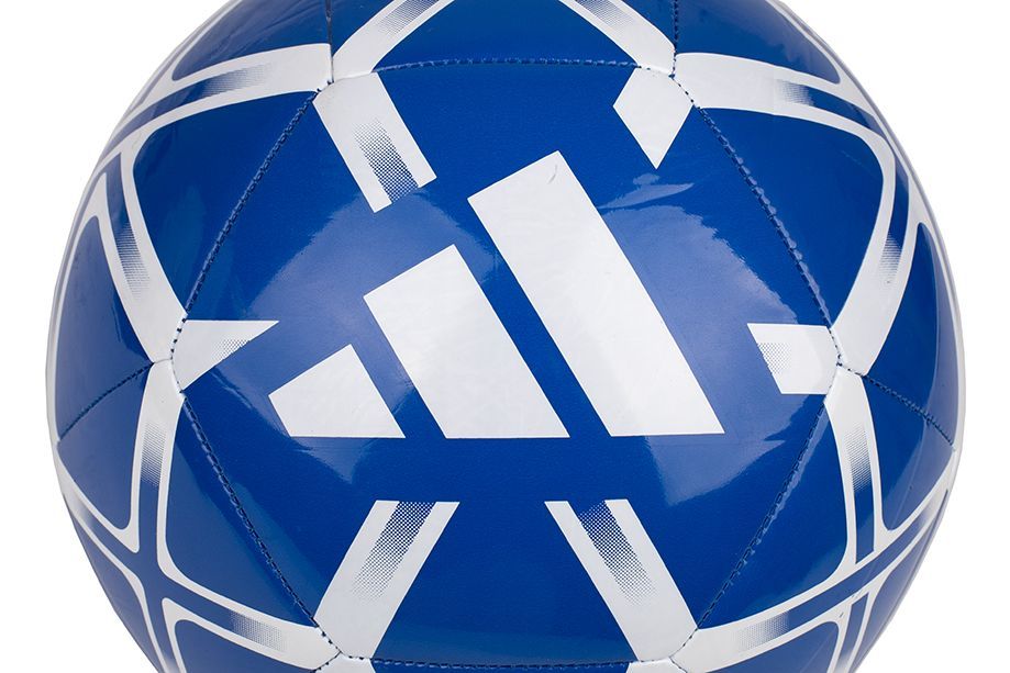 Minge de fotbal Adidas Starlancer albastru cu alb marimea 5