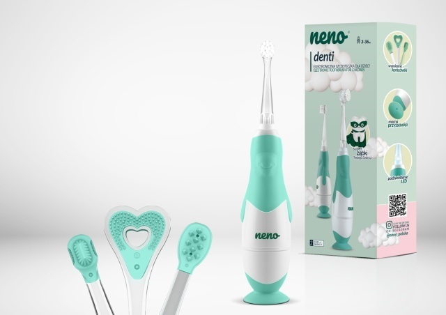 Periuta de dinti electrica Neno Denti Mint 3-36 luni