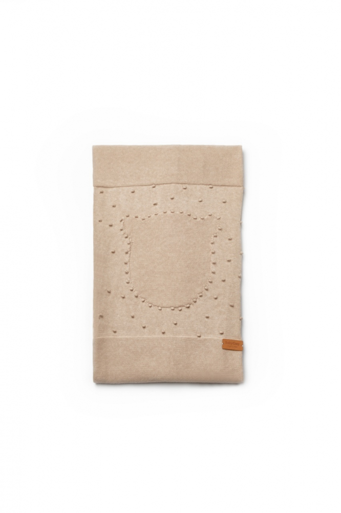 Paturica cu ursulet pentru nou nascut, 100 bumbac organic, TeddyBear, BabyCosy, maro
