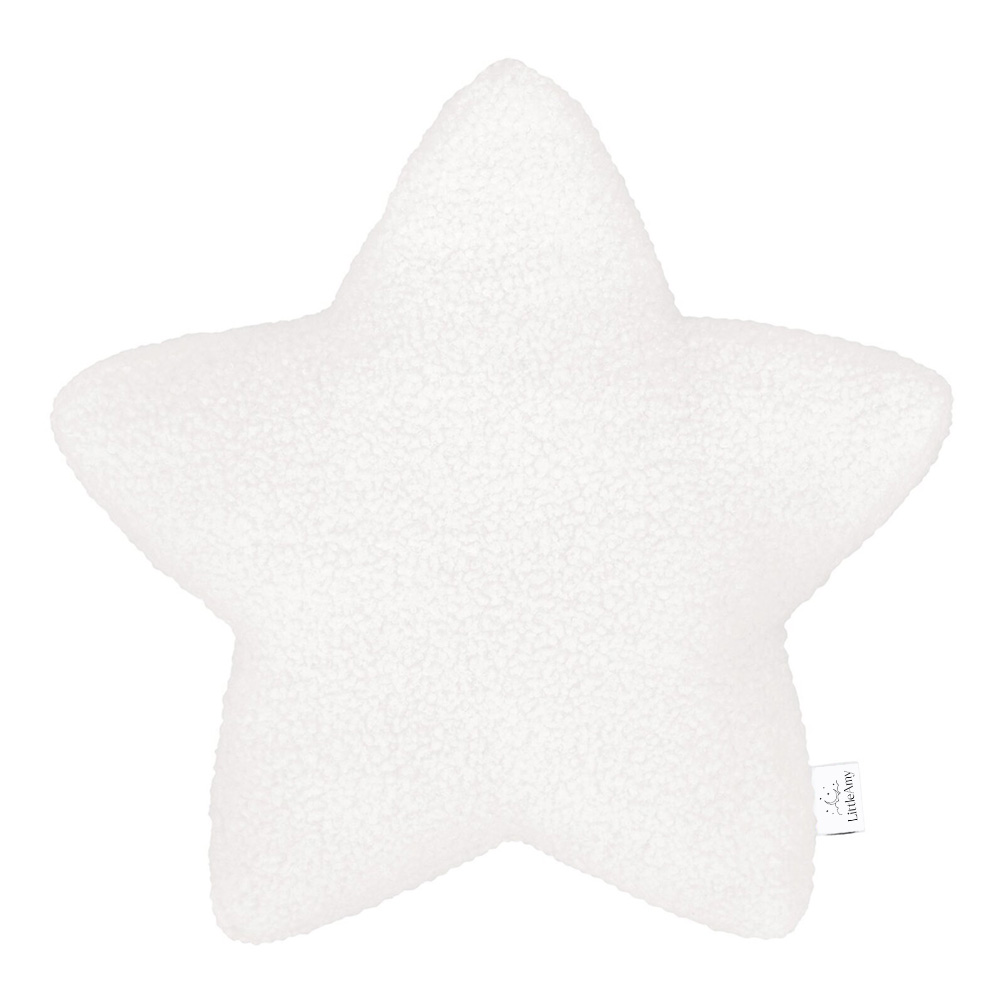 Perna decorativa Star, Little Amy, Alb, 40 cm - 1