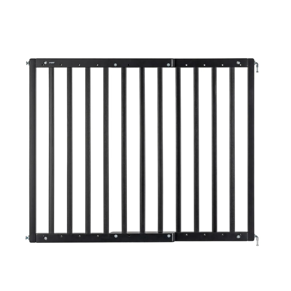 Poarta de siguranta Reer Black de perete, reglabila 63-103,5 cm