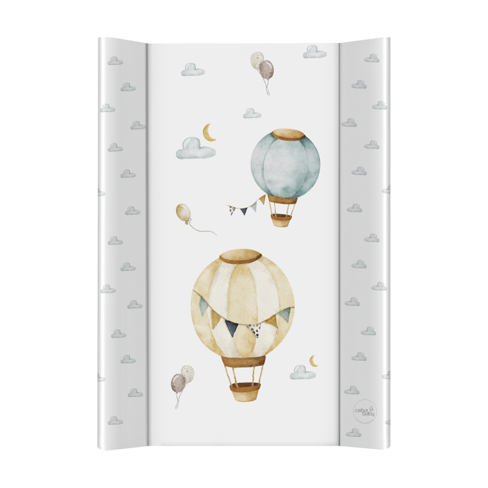 Saltea de infasat Ceba Baby Comfort Baloons 50x80 cm cu intaritura, grosime 3 cm, sistem anti-alunecare